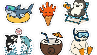 Summer Stickers