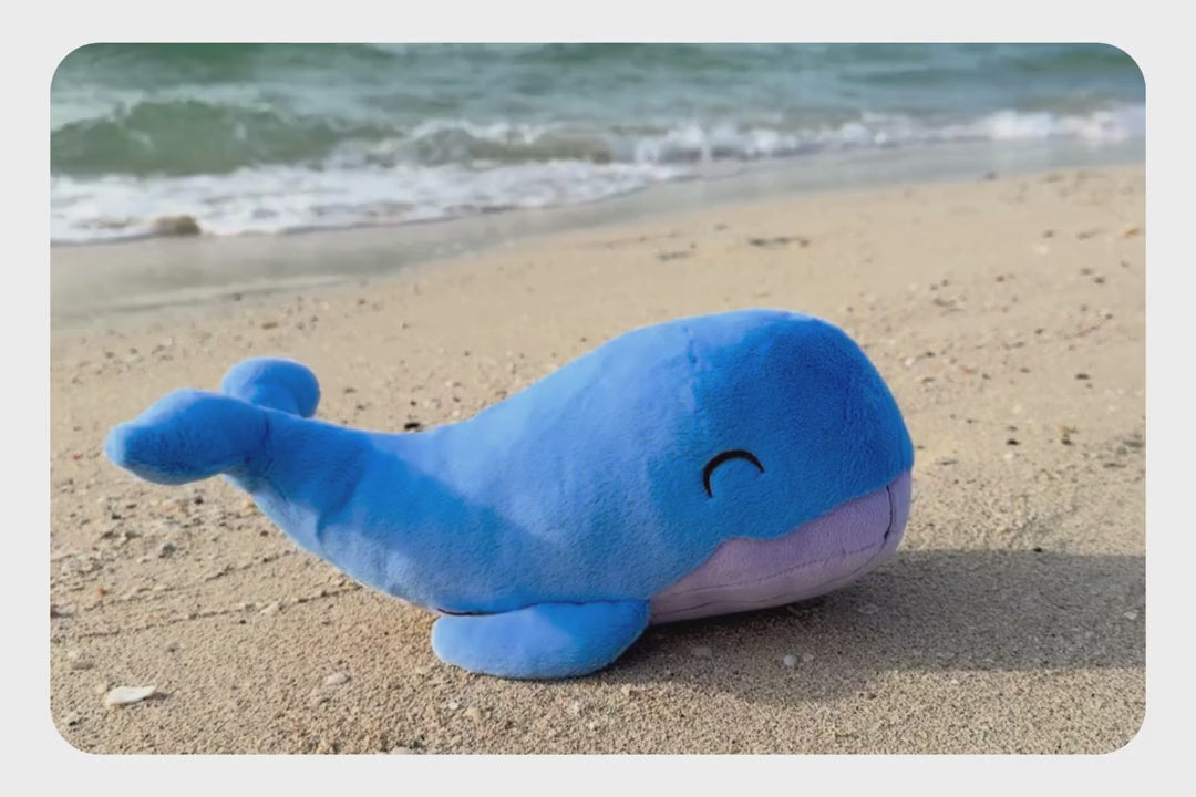 Load and play video in Gallery viewer, Whale Plushie
