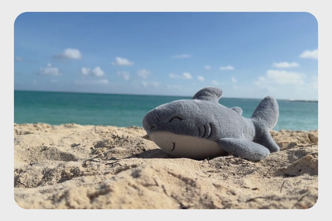 Load and play video in Gallery viewer, Shark Plushie
